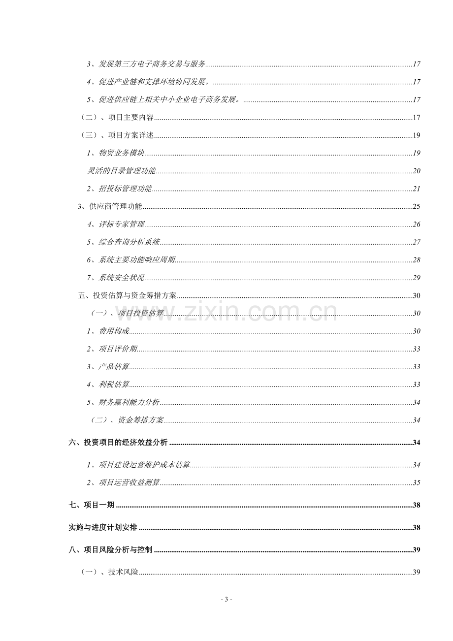 浙江省能源集团电子商务平台项目可行性研究报告.doc_第3页