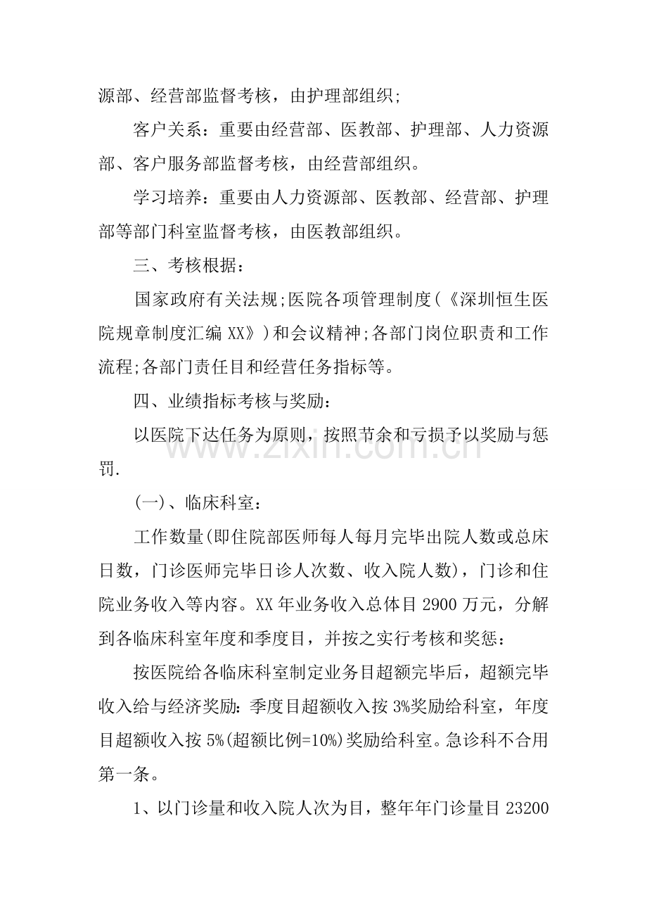 某医院绩效考核方案.docx_第2页