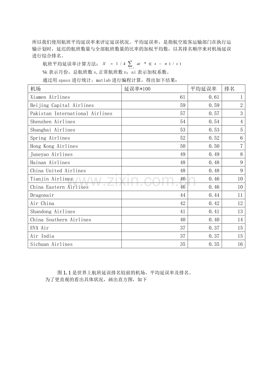 航班延误问题数学建模论文.docx_第3页