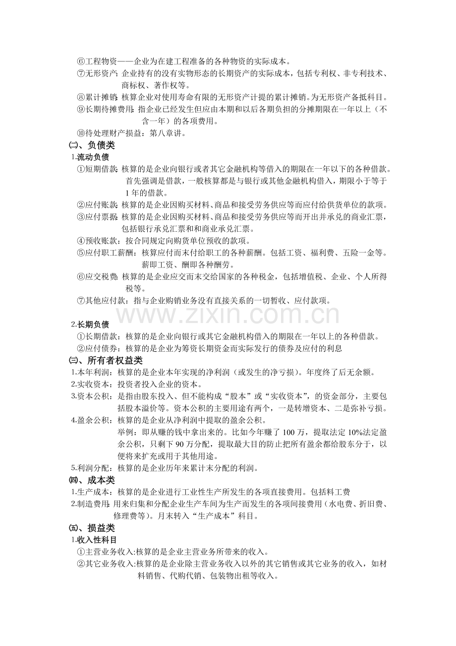 企业常用会计科目表.doc_第2页