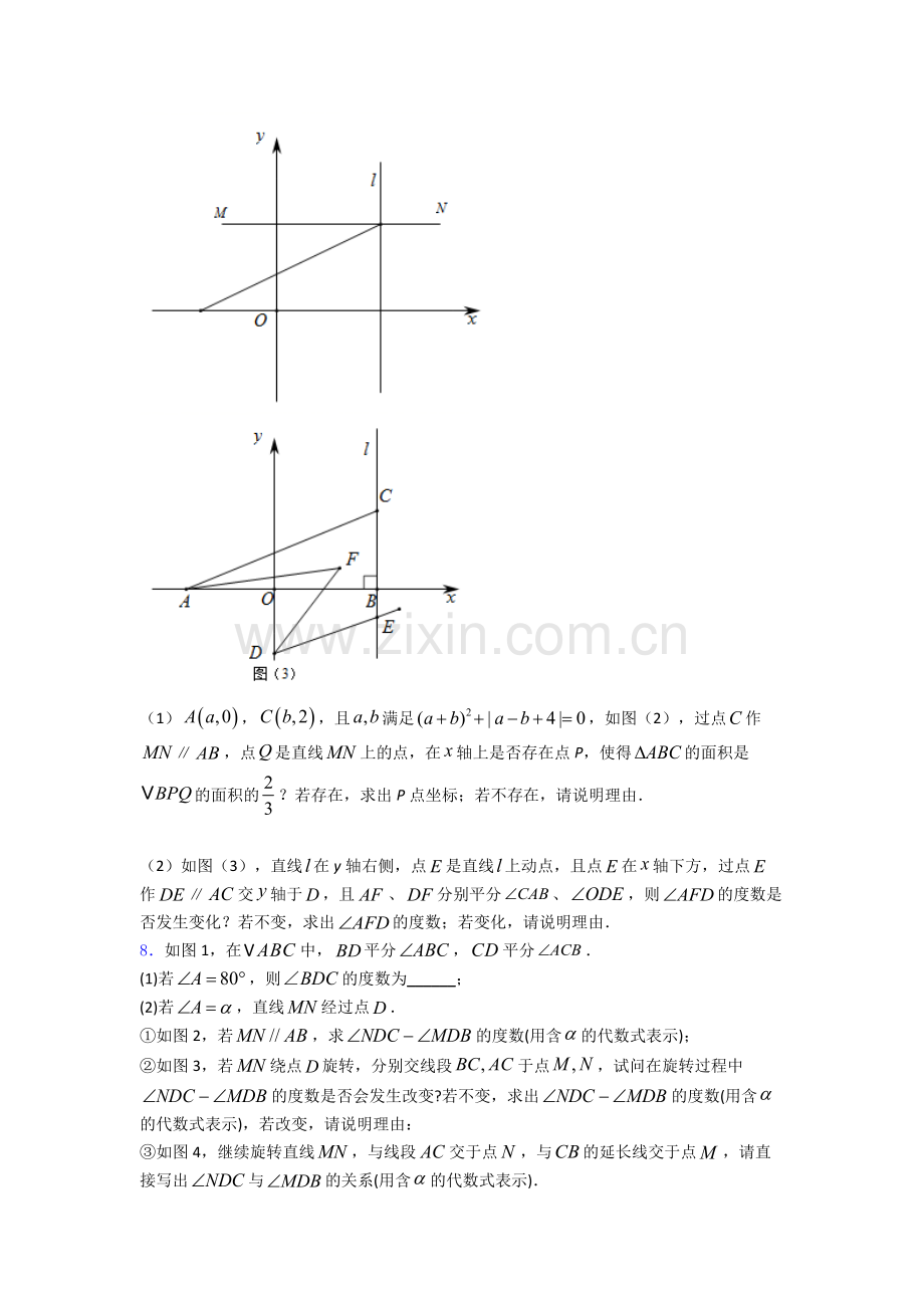 七年级数学下册期末复习压轴题-解答题复习知识点doc.doc_第3页