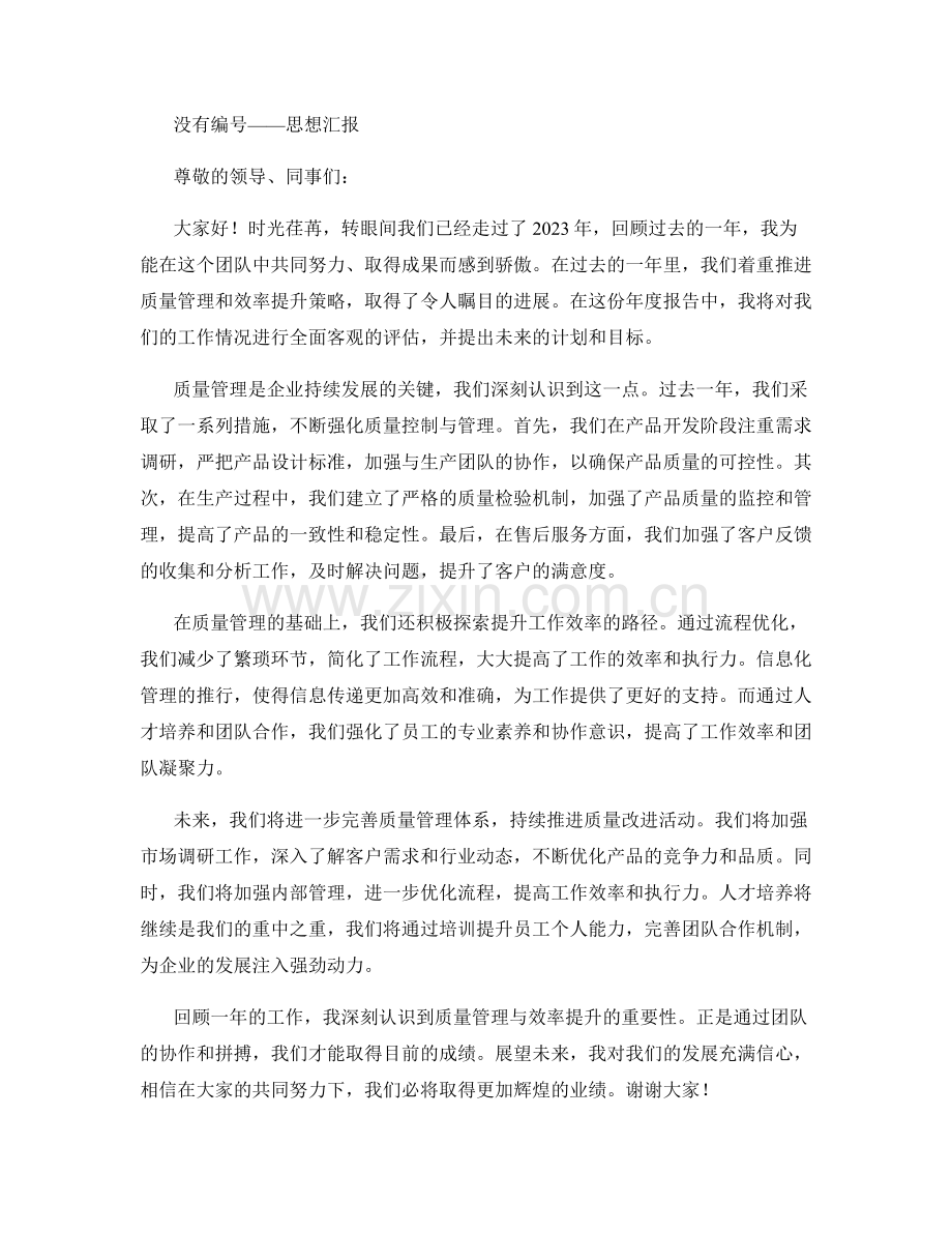 2023年度报告：质量管理与效率提升策略.docx_第2页