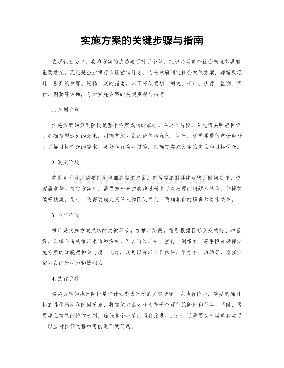 实施方案的关键步骤与指南.docx_第1页