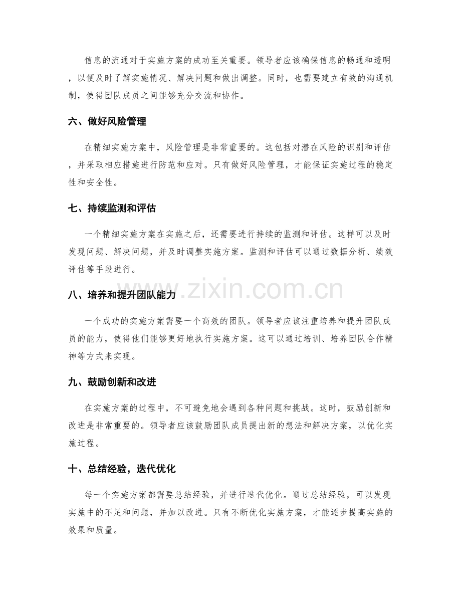 精细实施方案的关键要素与指导方针.docx_第2页