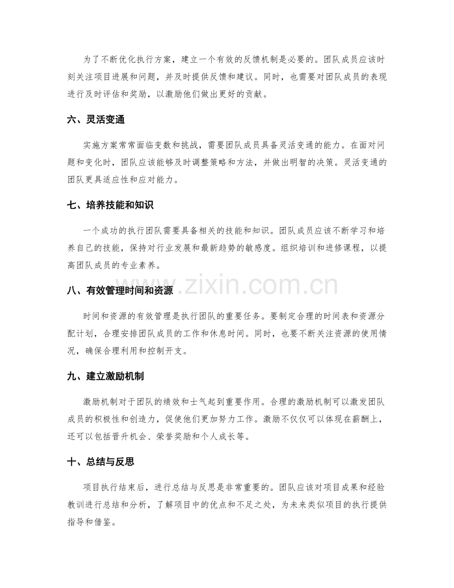 实施方案中的执行团队组建与管理.docx_第2页