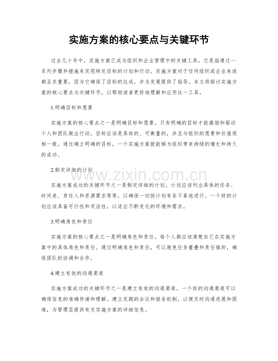 实施方案的核心要点与关键环节.docx_第1页