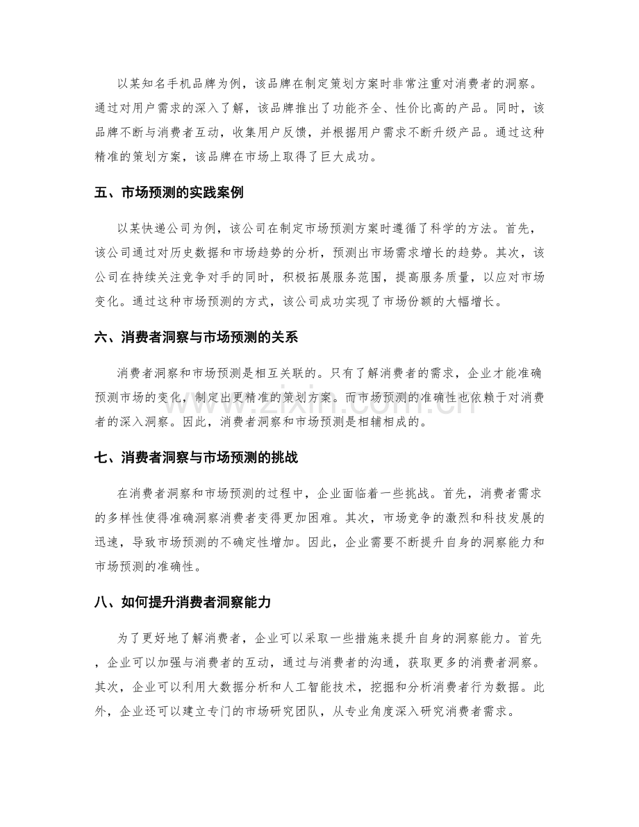 精准策划方案的消费者洞察与市场预测.docx_第2页