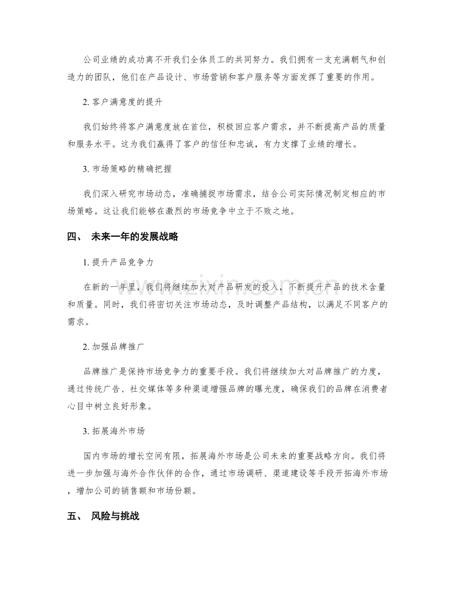 年终总结的业绩回顾和公司战略展望.docx_第2页