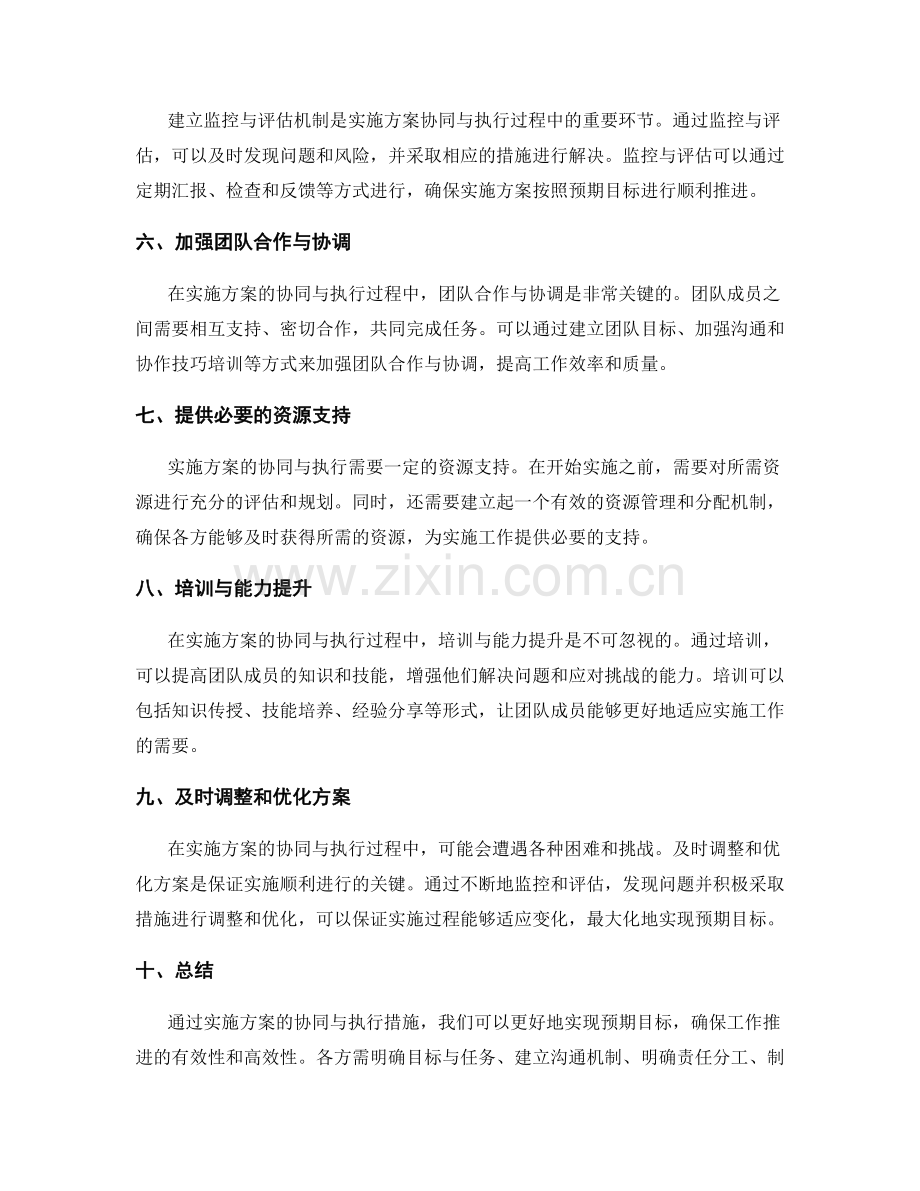 实施方案的协同与执行措施.docx_第2页