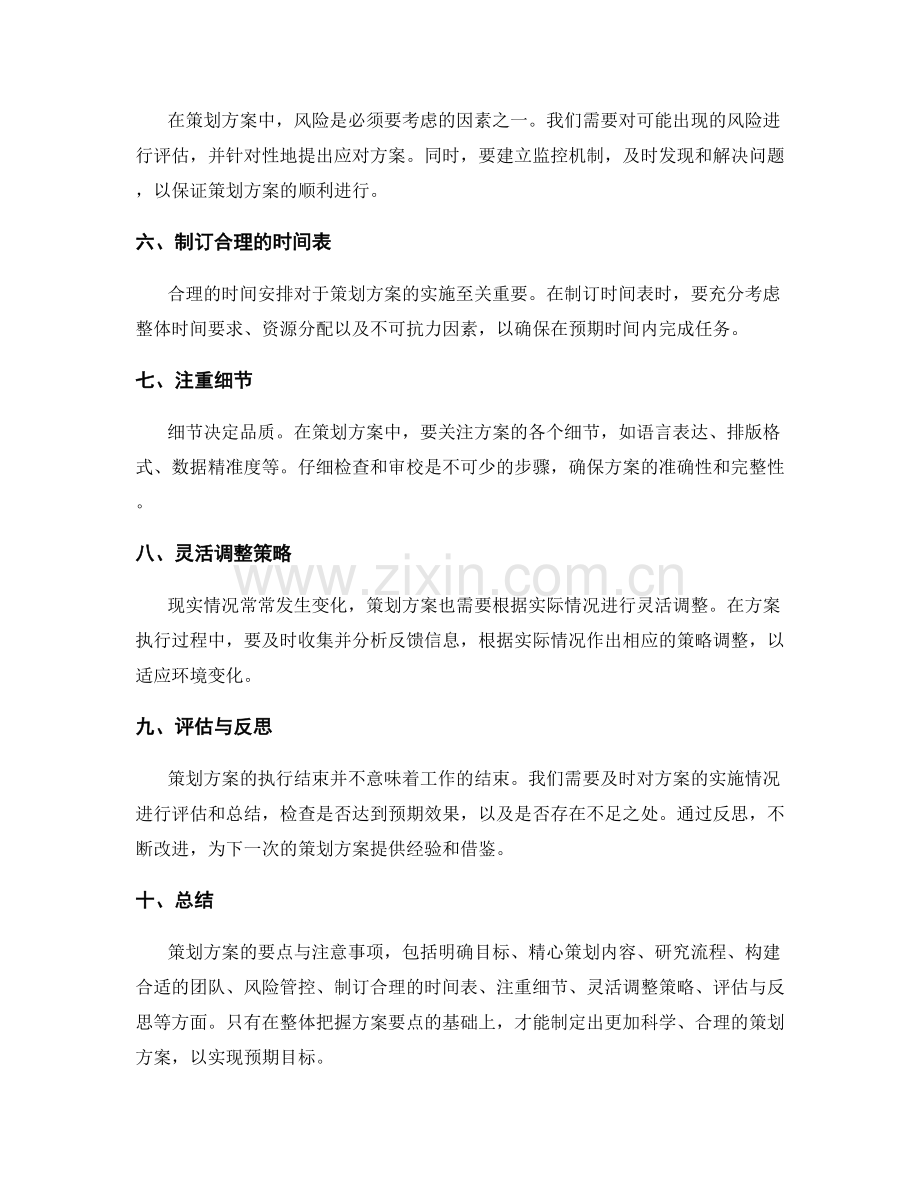 策划方案的要点与注意事项.docx_第2页