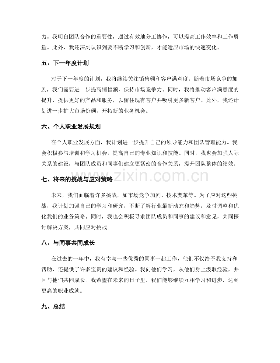 年终总结的核心指标达成情况与业务增长与下一年度计划与个人职业发展规划阐述.docx_第2页