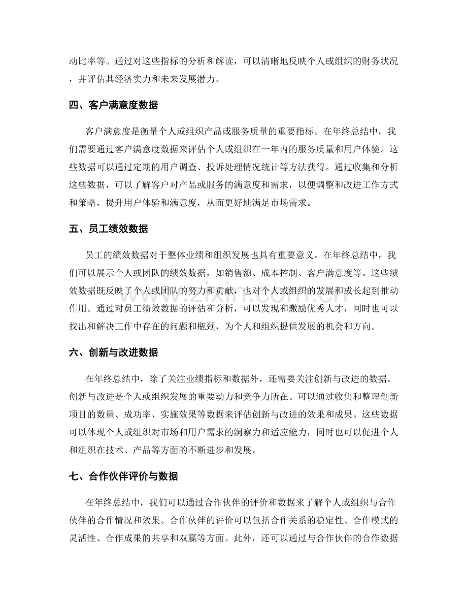 年终总结中应包含的关键指标和数据.docx_第2页