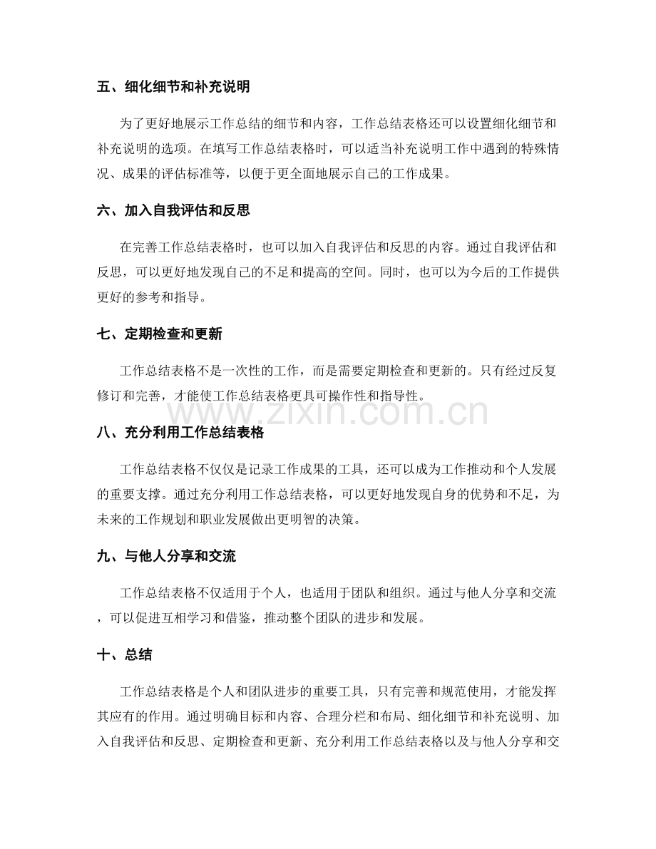 完善工作总结表格.docx_第2页