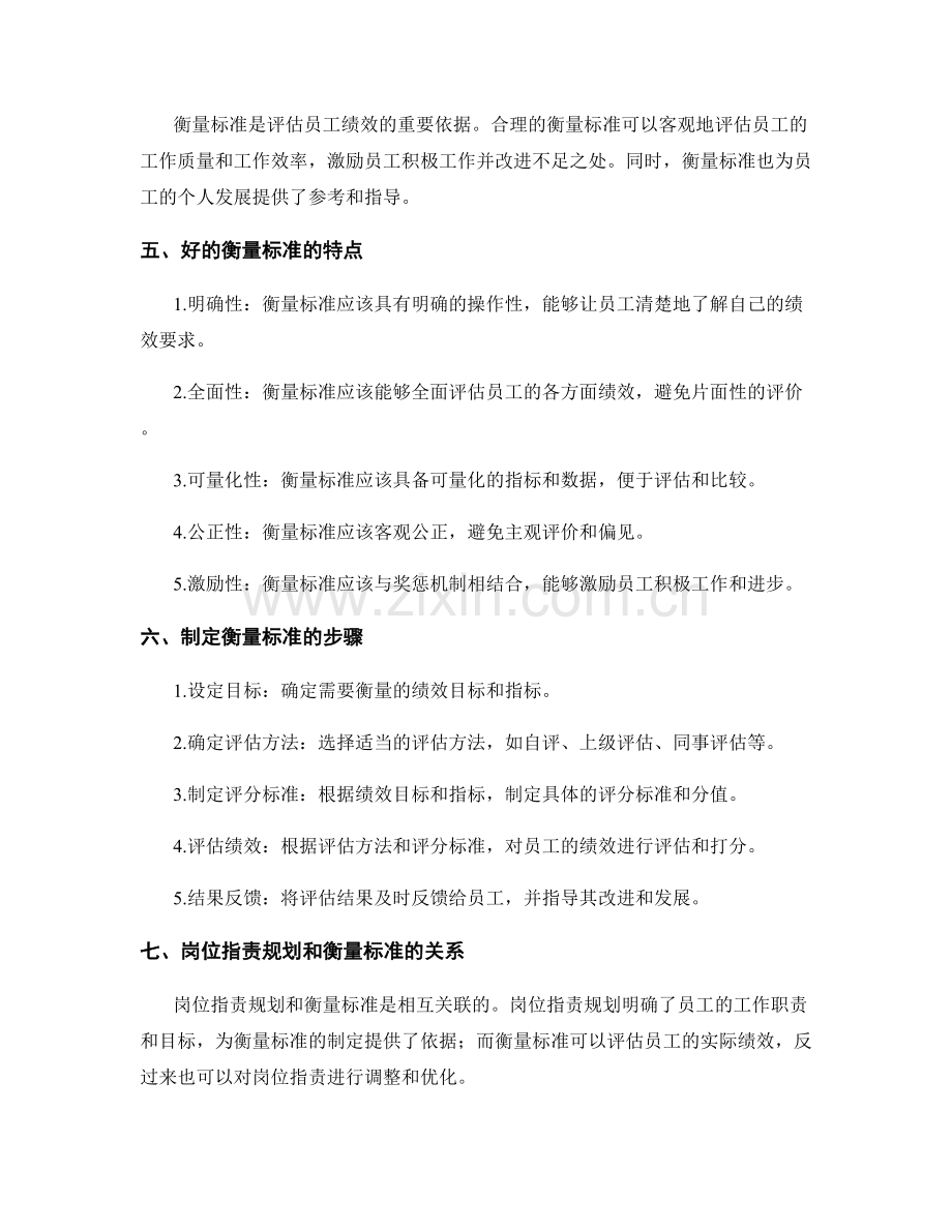 岗位职责规划和衡量标准.docx_第2页