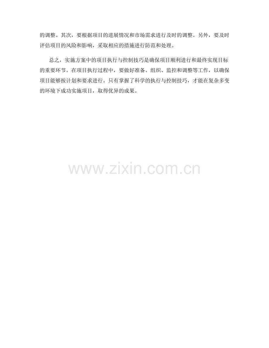 实施方案中的项目执行与控制技巧.docx_第2页