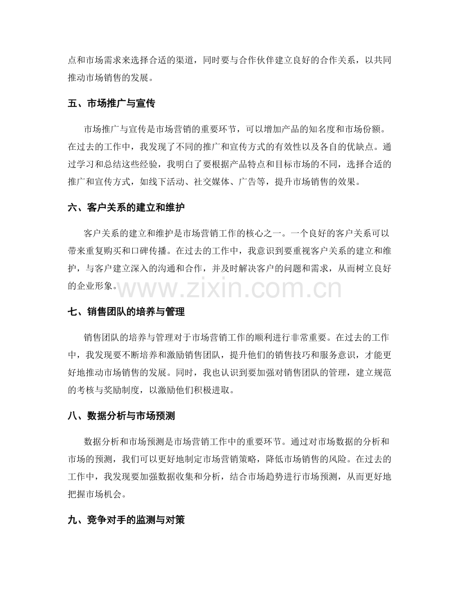 市场营销工作总结的经验与教训.docx_第2页