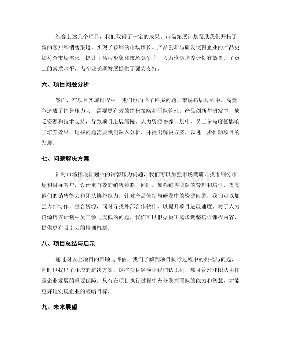 年终总结的重点项目回顾与评估.docx_第2页