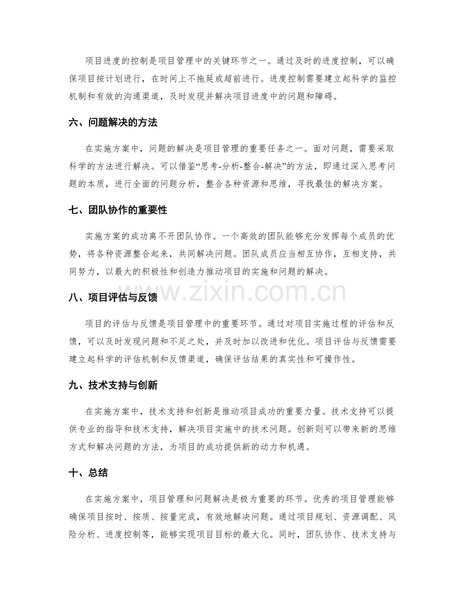 实施方案中的项目管理和问题解决.docx_第2页