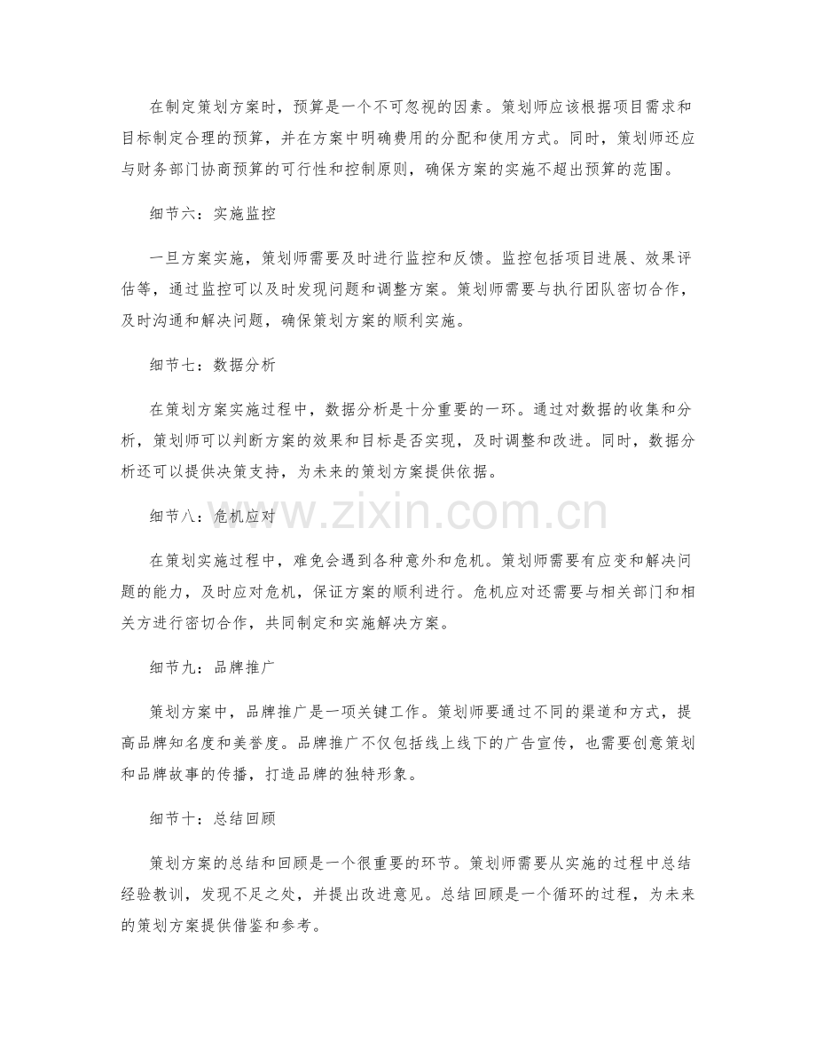 策划方案的细节与前瞻.docx_第2页