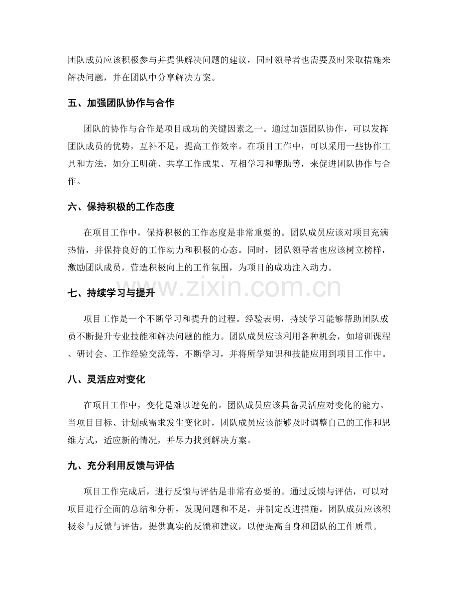 项目工作总结的经验总结与启示.docx_第2页