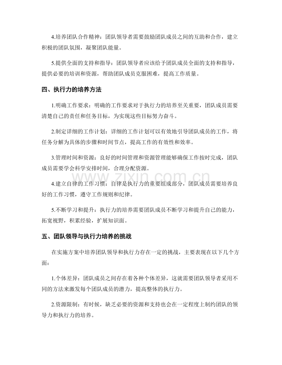 实施方案中的团队领导与执行力培养.docx_第2页