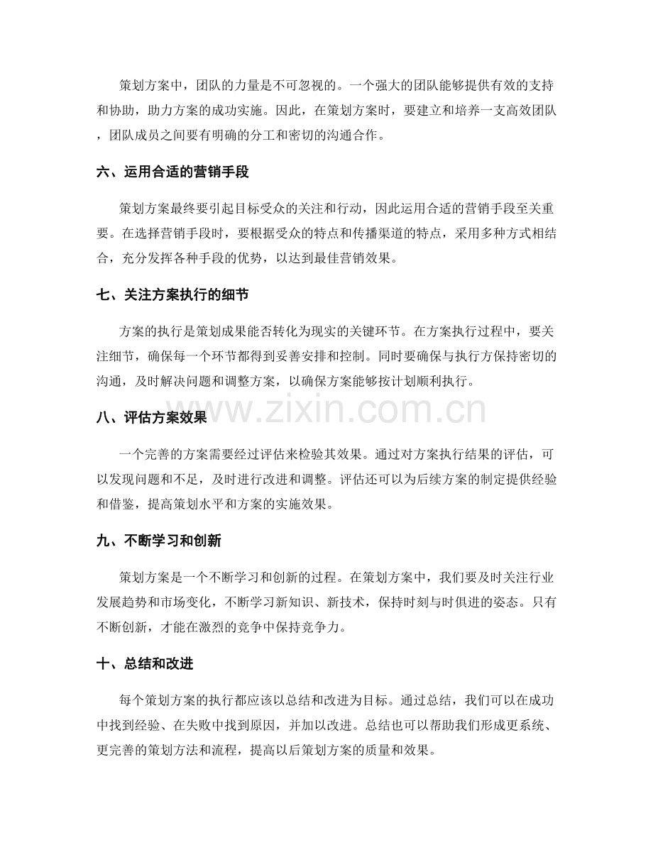 策划方案中的关键要点再审视.docx_第2页