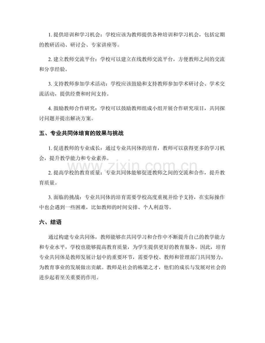 教师发展计划中的专业共同体培育.docx_第2页