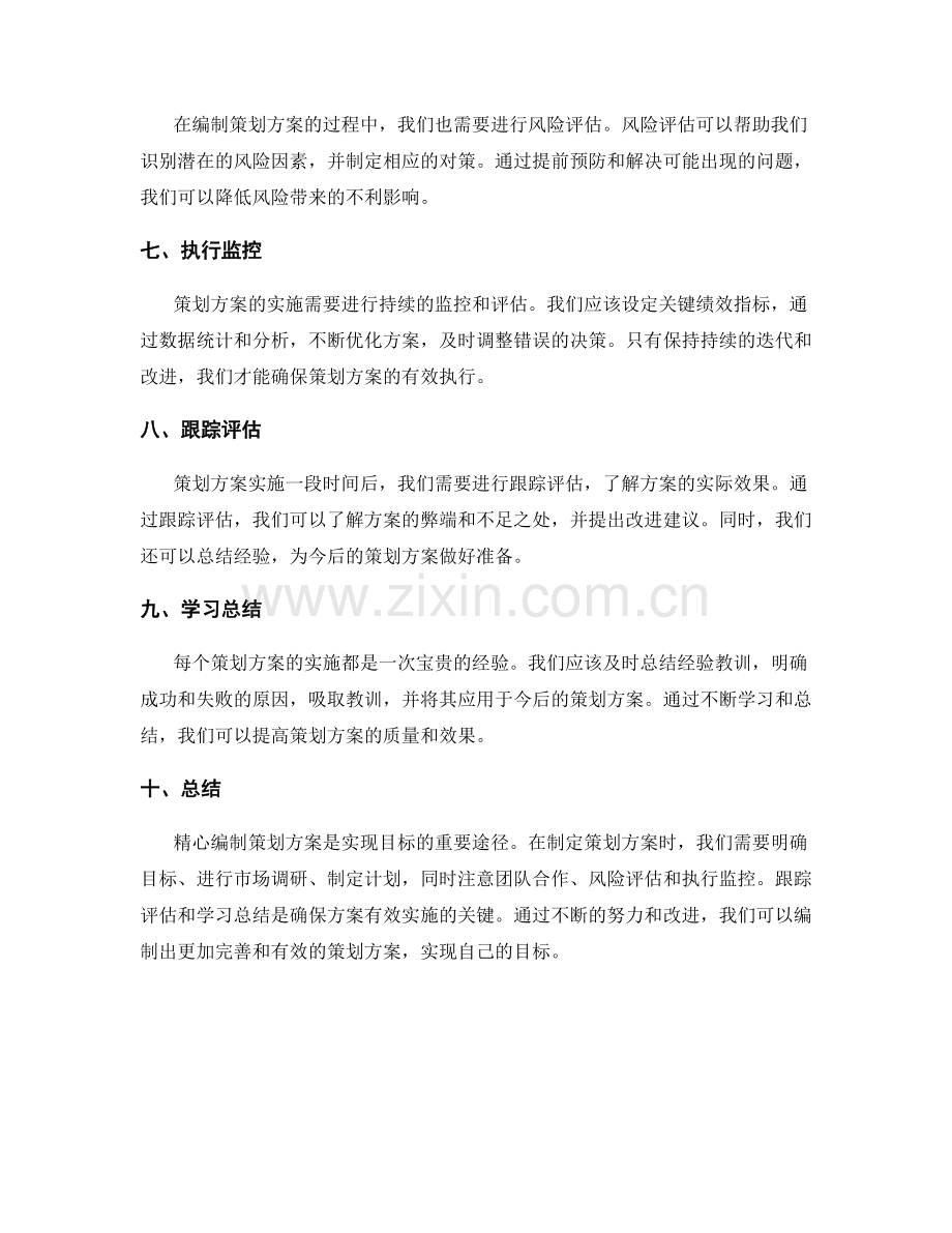 精心编制策划方案.docx_第2页