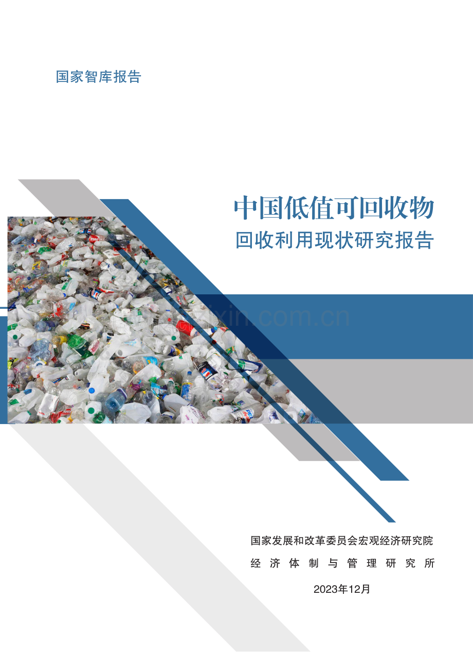 2024中国低值可回收物回收利用现状调查报告.pdf_第1页