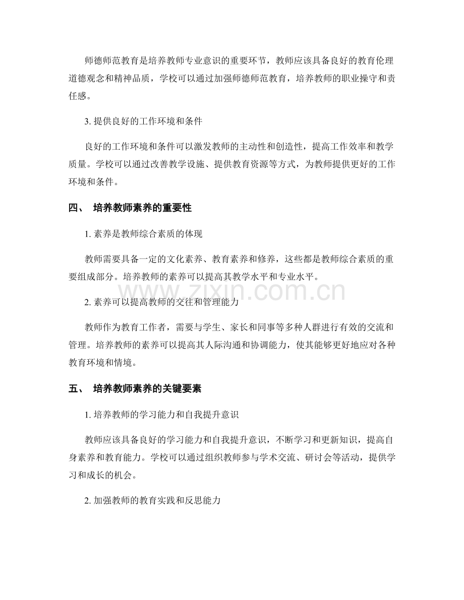 教师发展计划的关键要素：培养专业意识与素养.docx_第2页