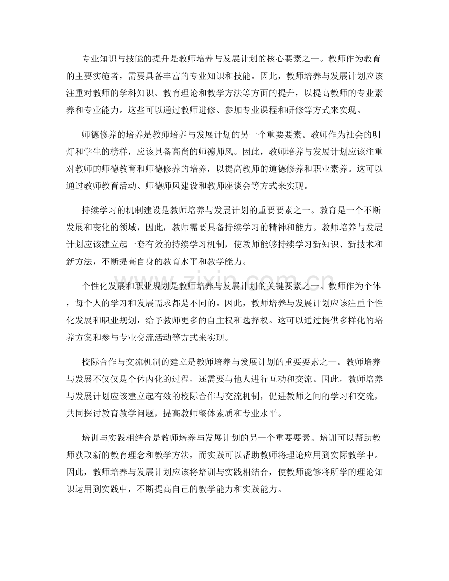 教师培养与发展计划的关键要素.docx_第2页