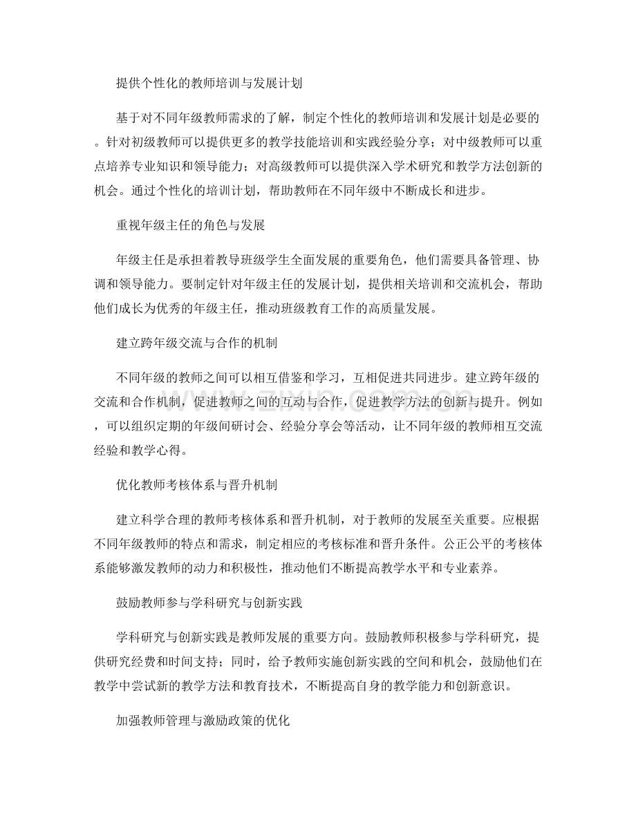 制定符合不同年级教师发展计划的策略.docx_第2页