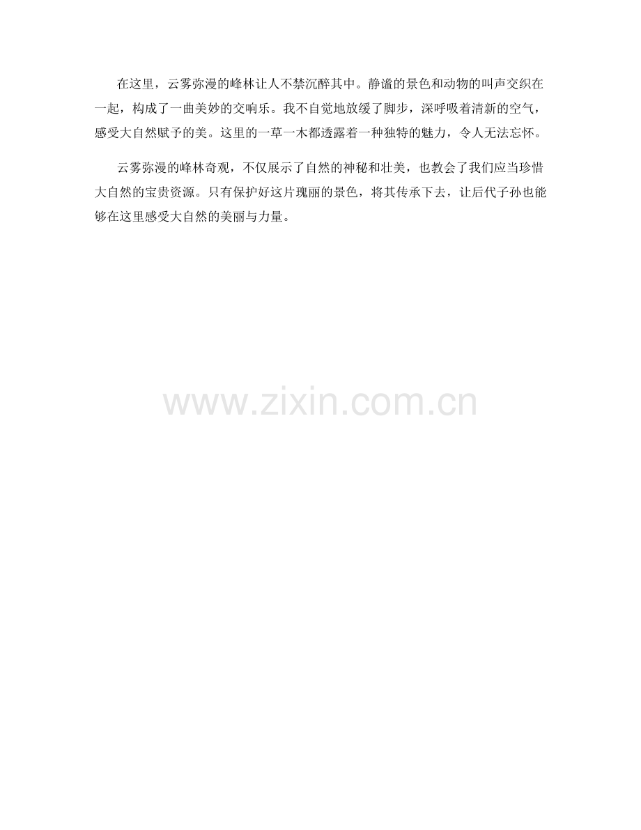 云雾弥漫的峰林奇观.docx_第2页