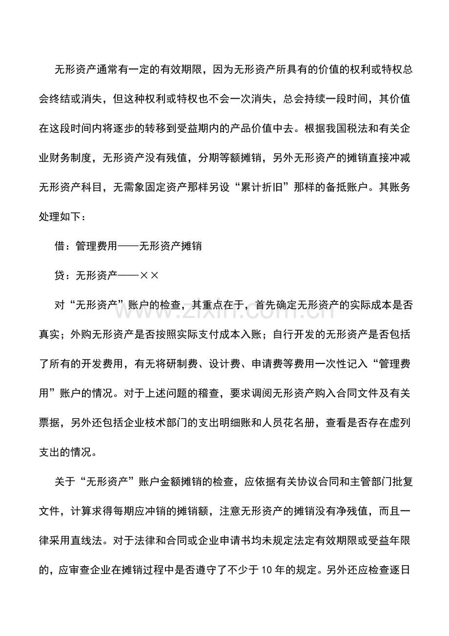 会计实务：无形资产的核算与检查.doc_第2页