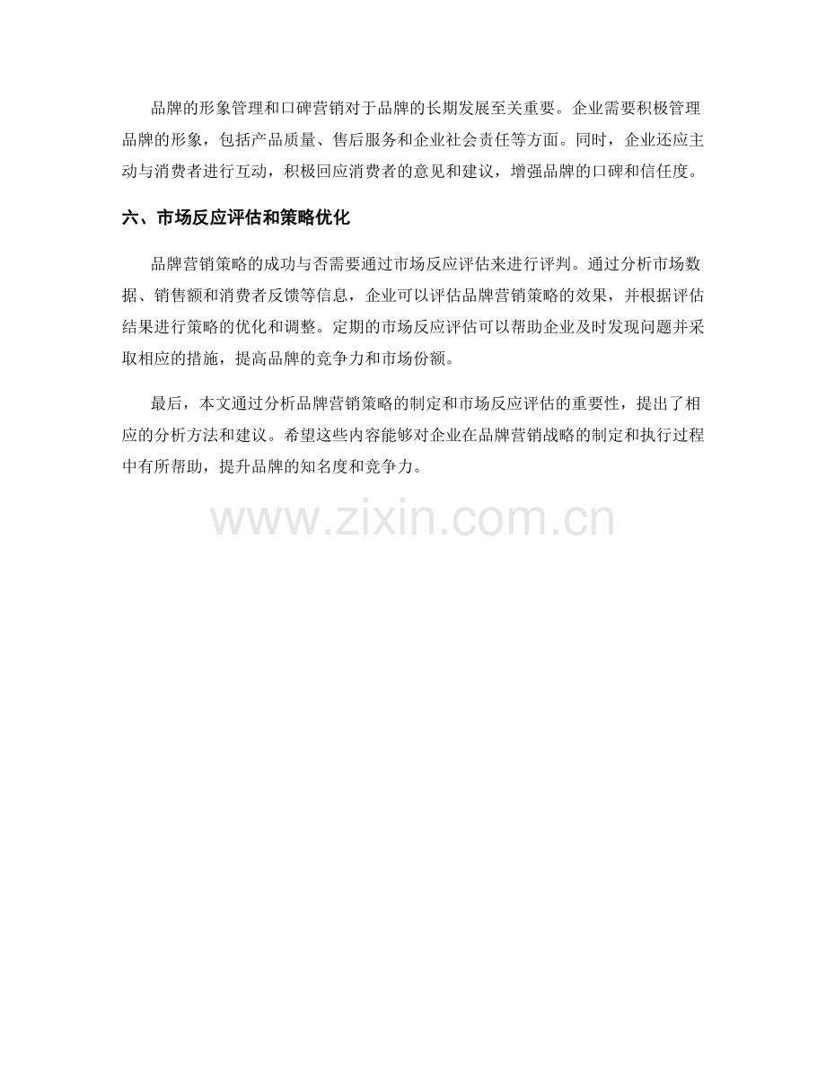 品牌营销策略报告的制定与市场反应评估.docx_第2页