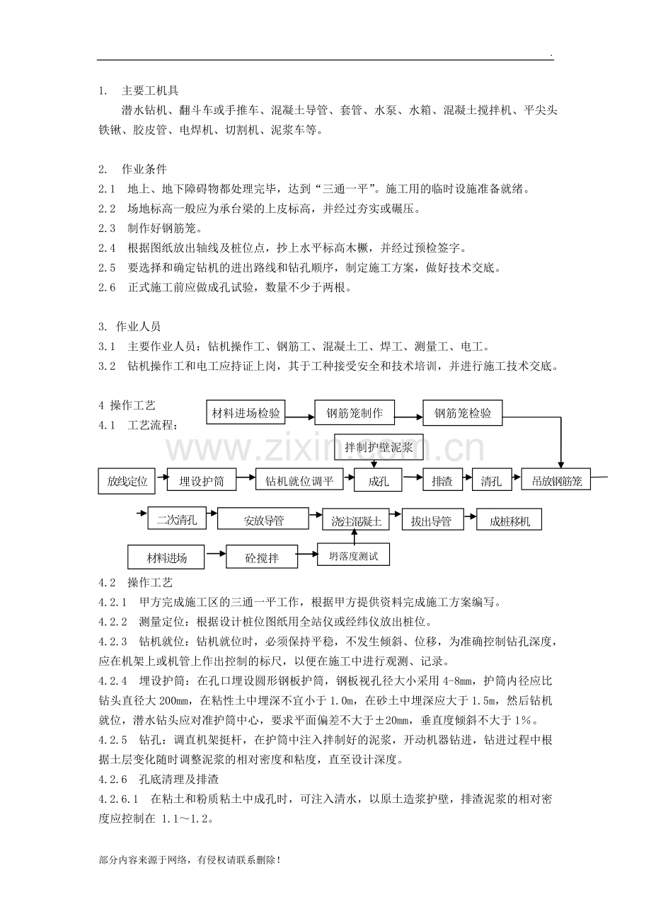 潜水钻成孔灌注桩施工.doc_第1页