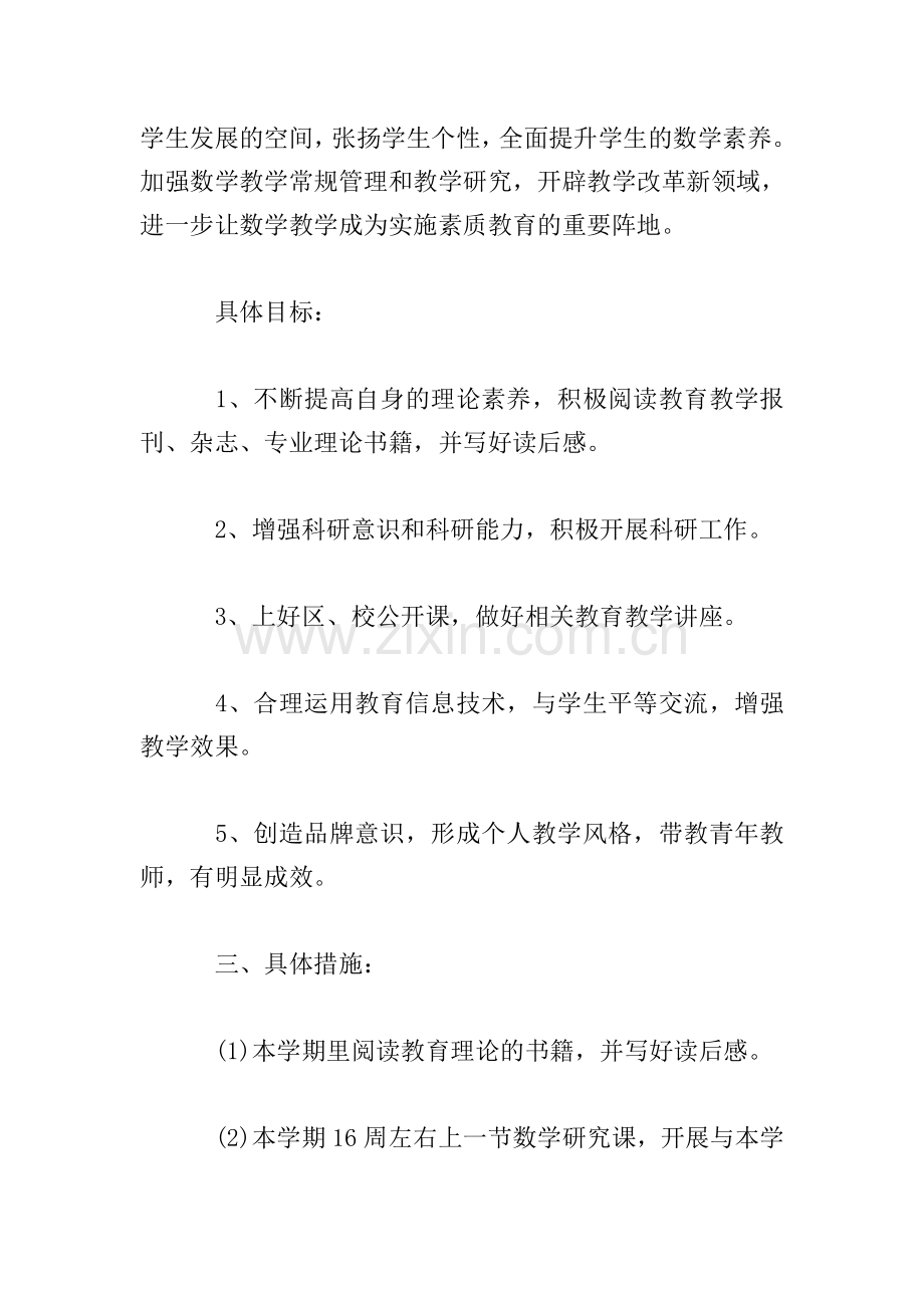 骨干教师个人发展计划.doc_第2页