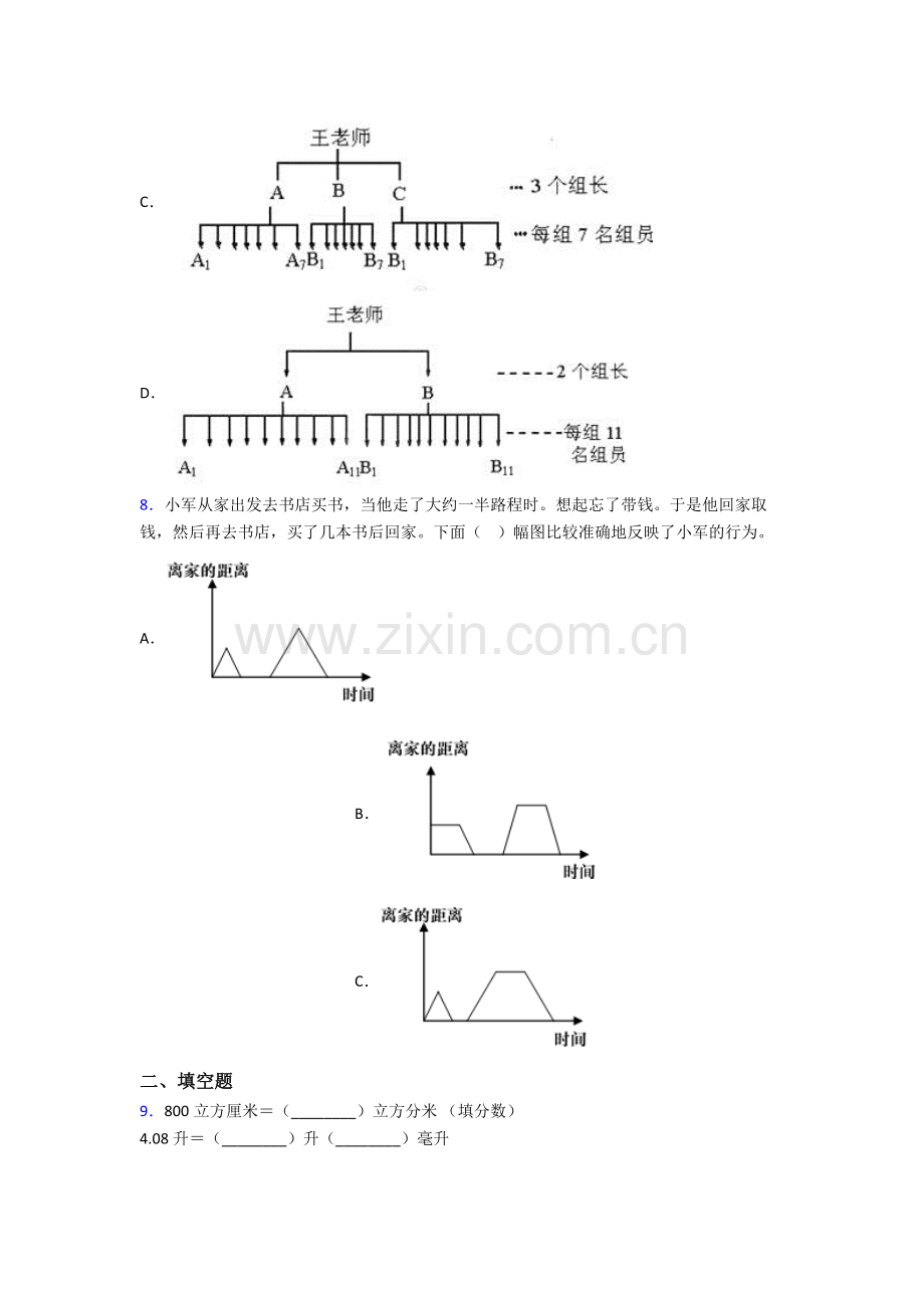 福建省福州市乌山小学小学数学五年级下册期末试卷.doc_第2页