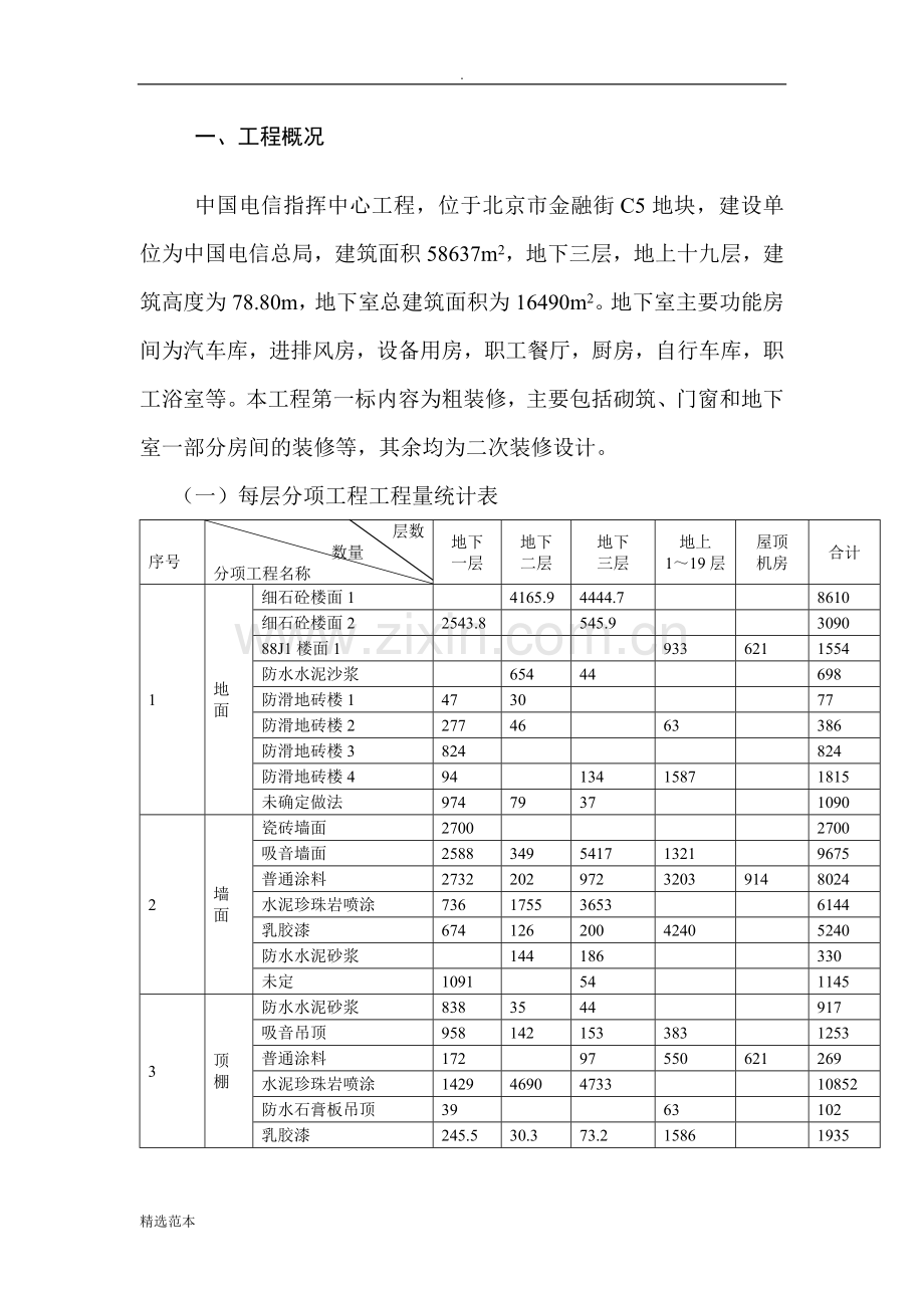 地下室装修施工组织设计.doc_第3页