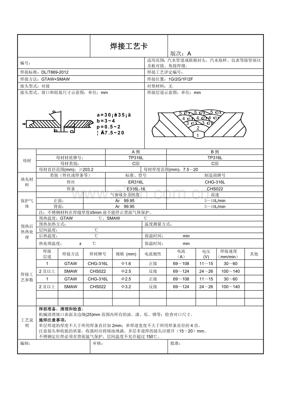 不锈钢管道及板件焊接工艺卡.doc_第3页