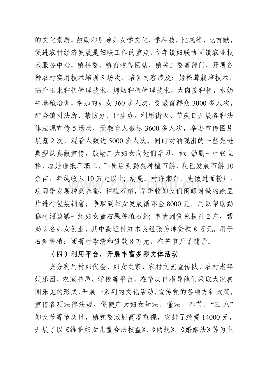 妇联工作汇报材料.doc_第3页