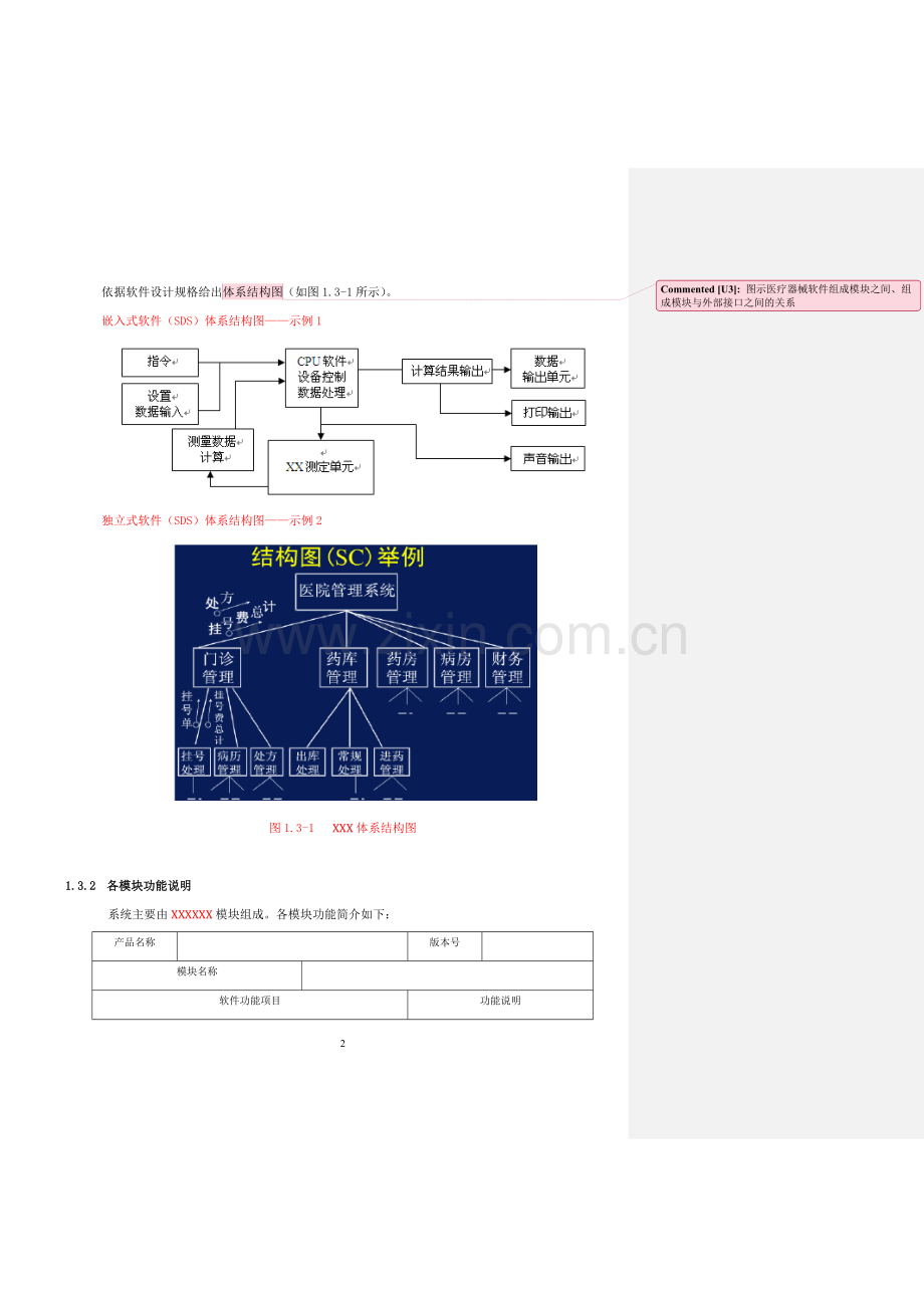 医疗器械软件描述文档.doc_第2页