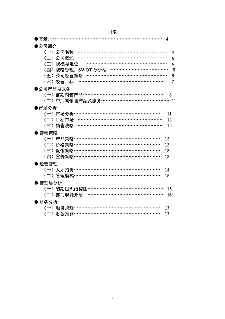 新力公司校园小电子产品DIY项目创业计划书.doc_第2页