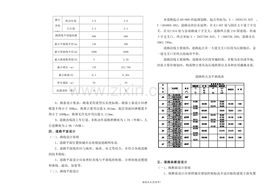 市政道路施工图设计说明(沥青路面).doc_第2页