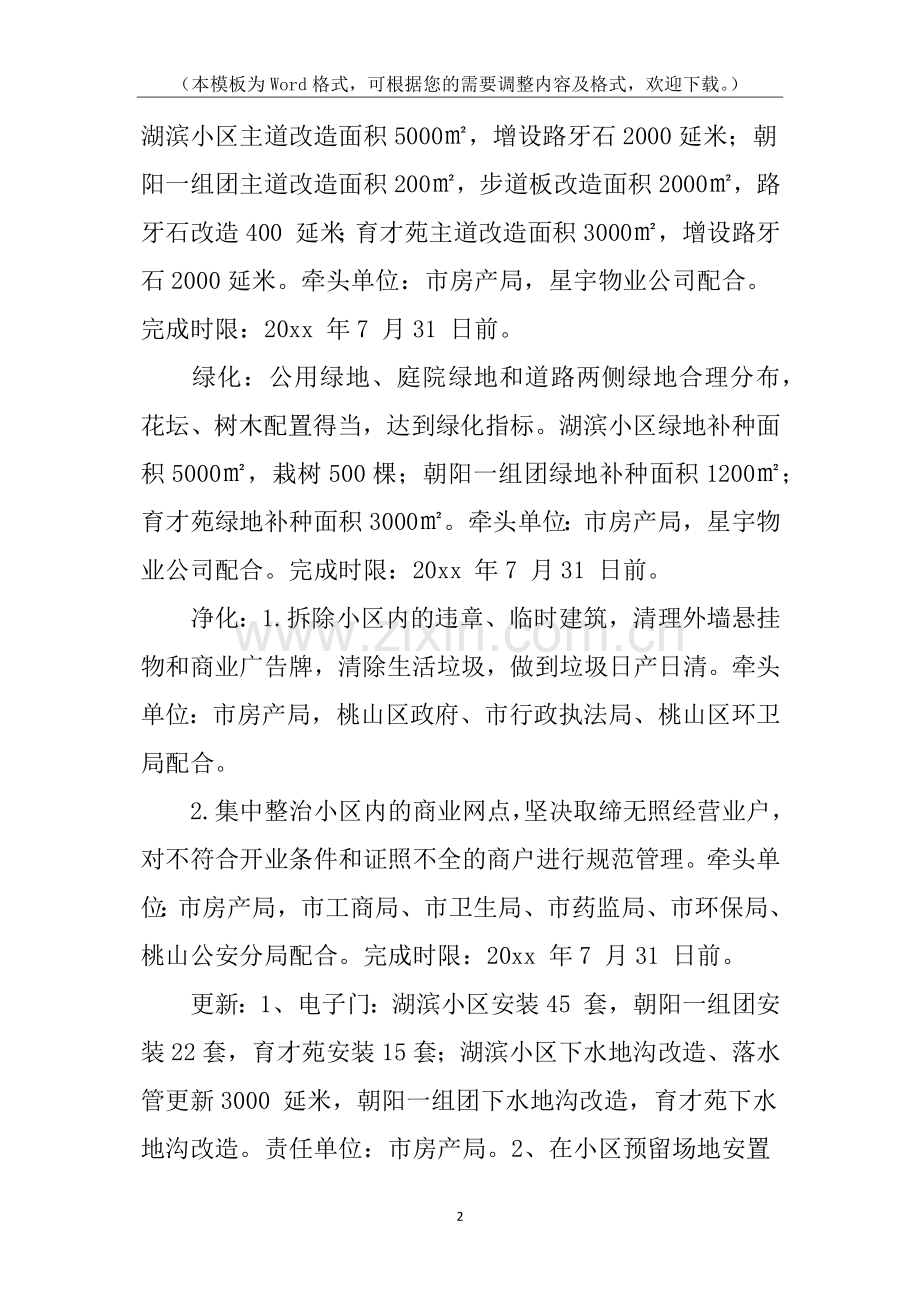 优秀的小区整改方案.docx_第2页