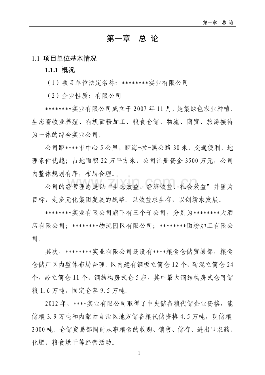 面粉加工产业化项目可行性研究报告.doc_第3页