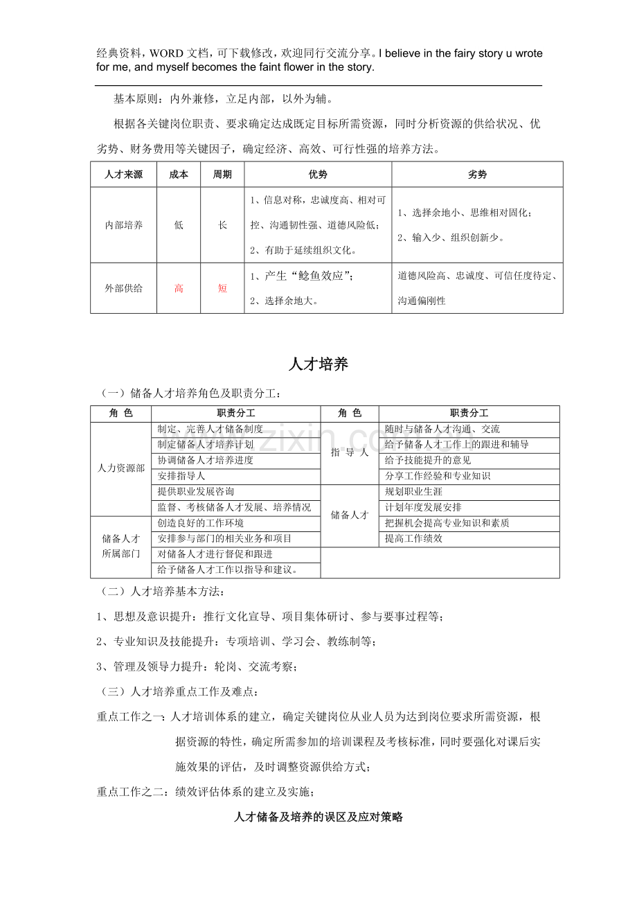 现代企业关键岗位人才储备及培养计划.doc_第3页