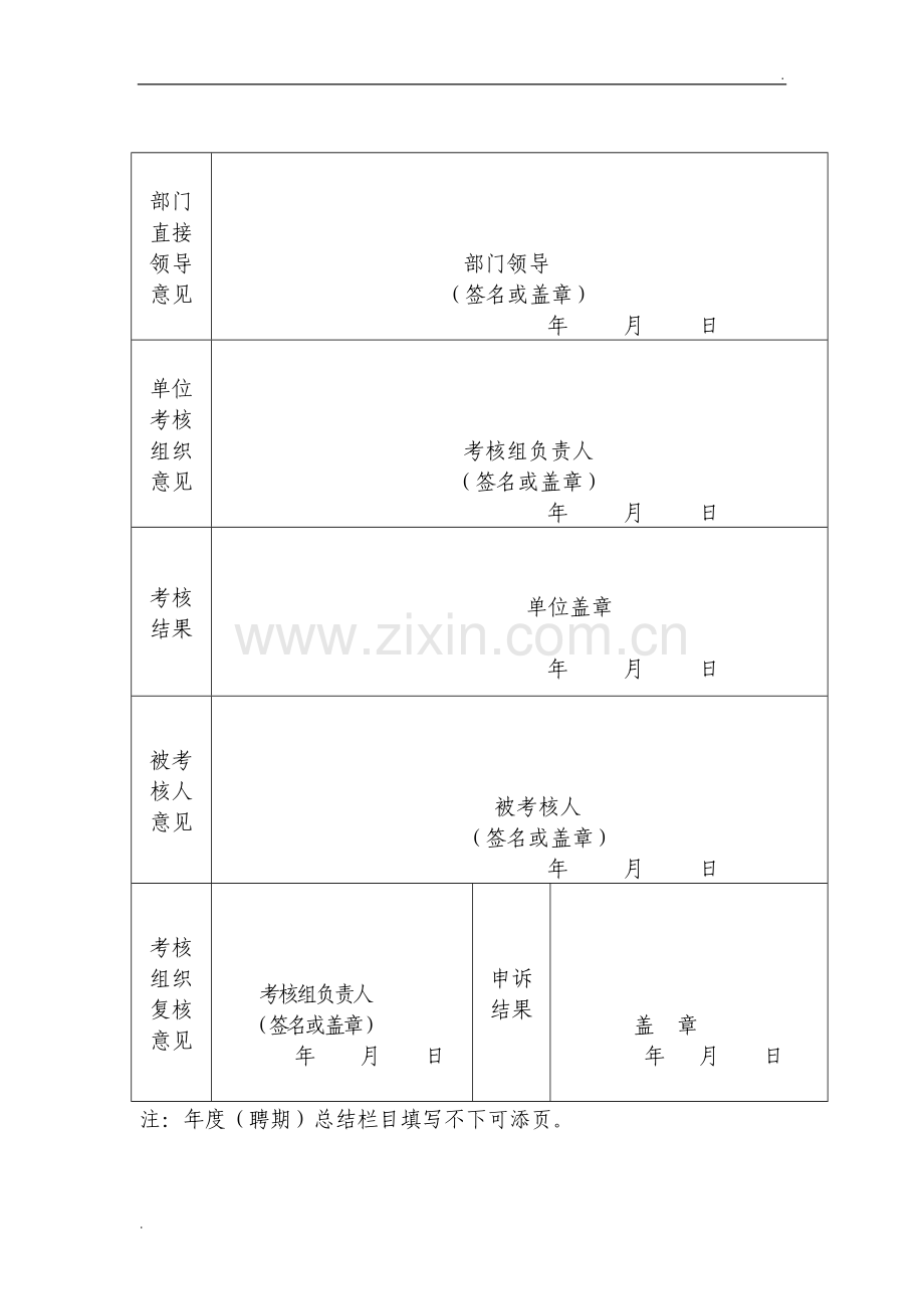 教师年度考核表(1).doc_第2页