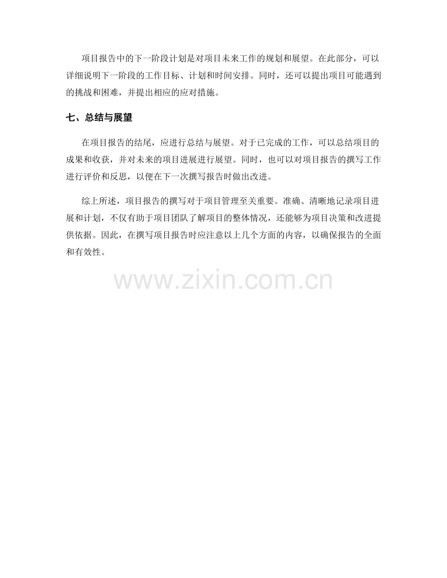 报告撰写中的项目进展和计划.docx_第2页