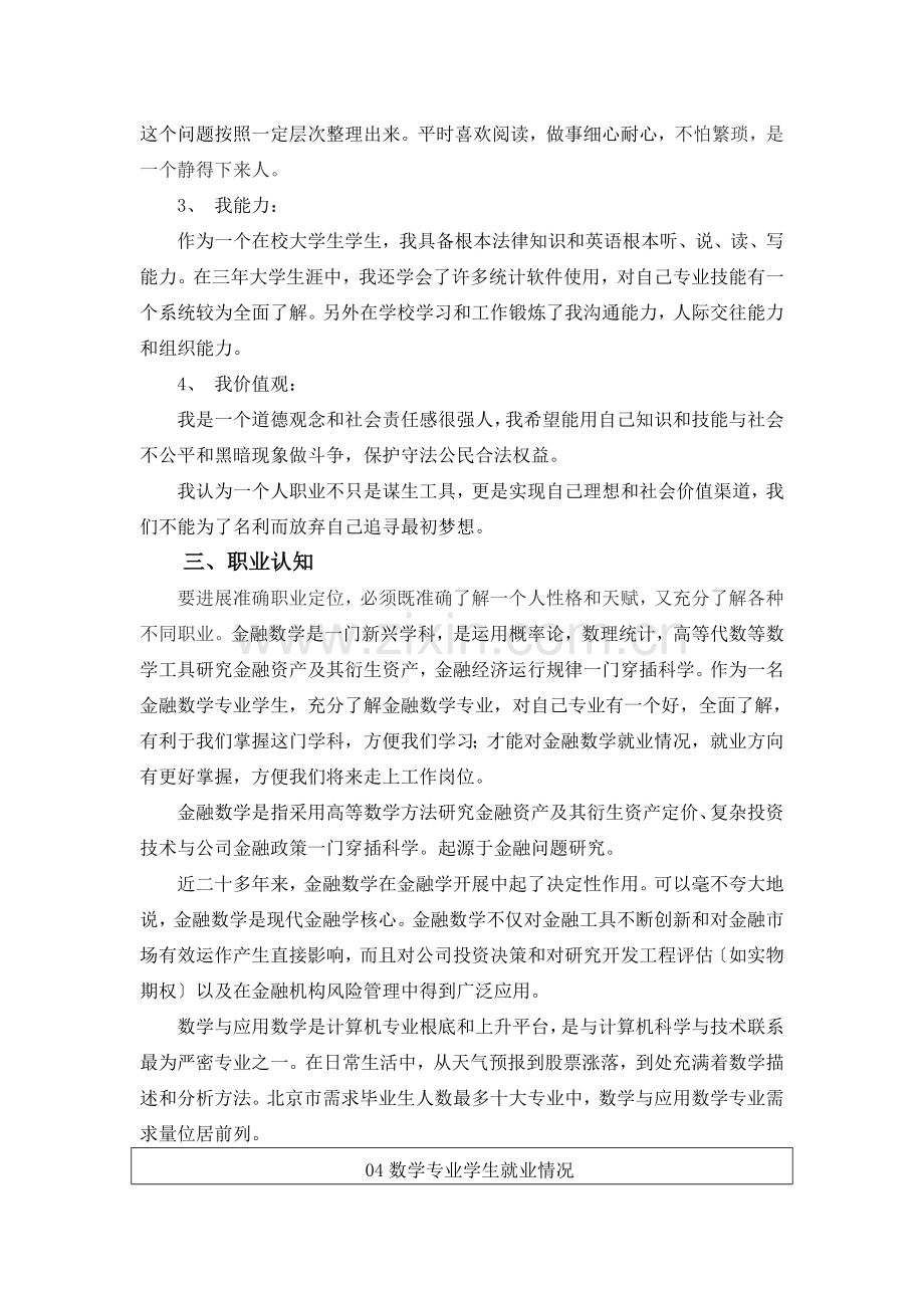 金融数学职业规划书.docx_第2页